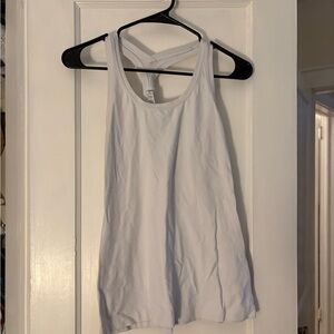 White Women's Racerback Tank Top